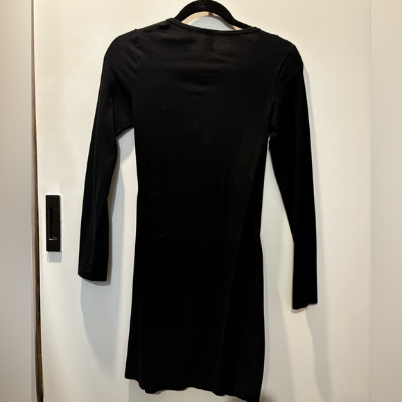 American Apparel cross front vneck body con dress - Picture 2 of 3